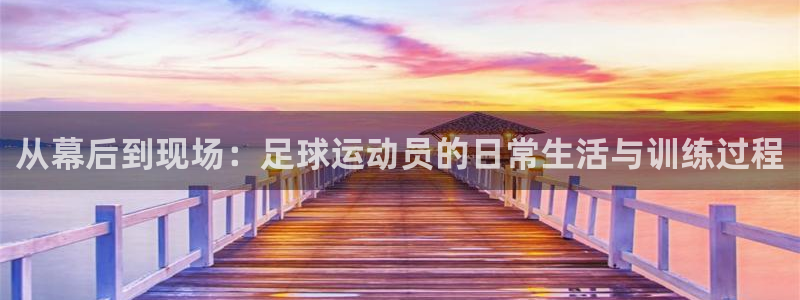 竞技宝官方登录网站：从幕后到现场：足球运动员的日常生活与训练